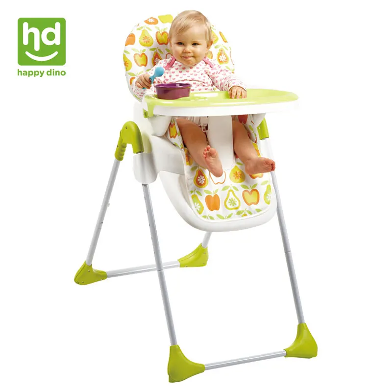 HAPPY DINO Multifunction Baby Dining Chair Portable Folding High Chair
