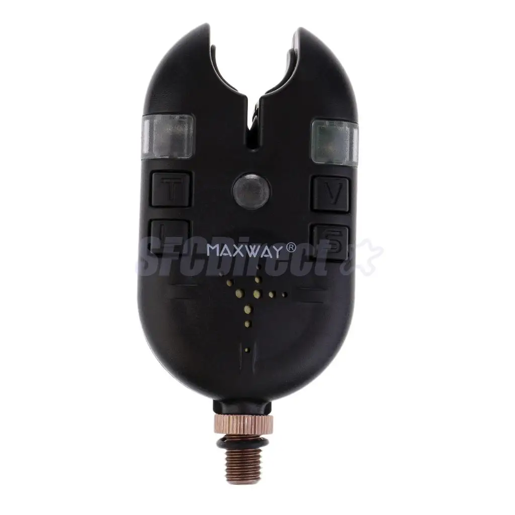 Fishing Bite Alarm Indicator Sound and Light Alert Fishing Rod Holder