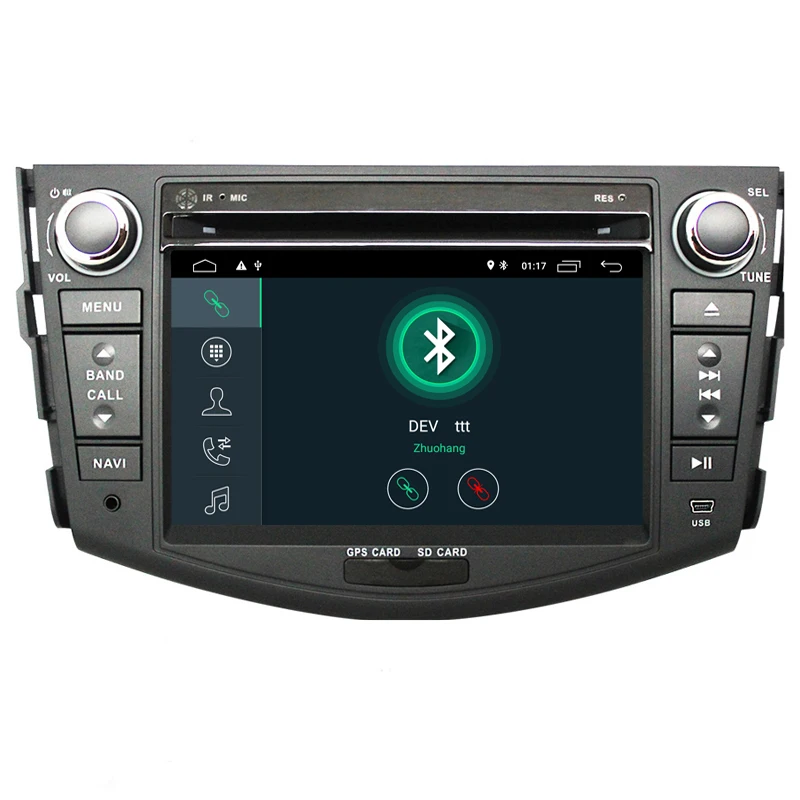 Best 1024*600 2G RAM Android 8.1 Car DVD GPS Navigation For Toyota RAV4 2007 2008 2009 2010 2011 2012 Head Unit Car Stereo radio 20