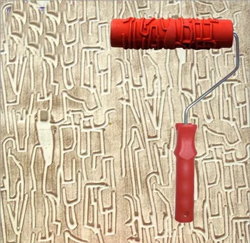 

Diatom ooze tools wall painting tool 7 inch rubber embossed roller no.095