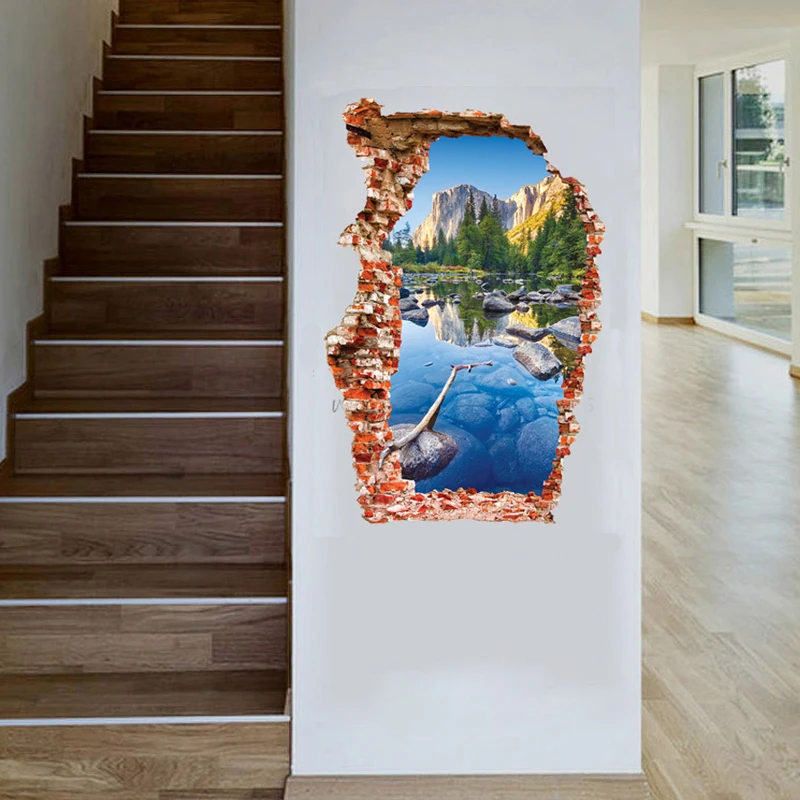 Наклейка для интерьера 3D - AY8001 - 70Х100 см купить, отзывы, фото, доставка -