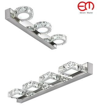 

Modern minimalist crystal Bathroom mirror lamp crystal LED Mirror Light AC100~240V LED Wall Lamp wall light RML0009
