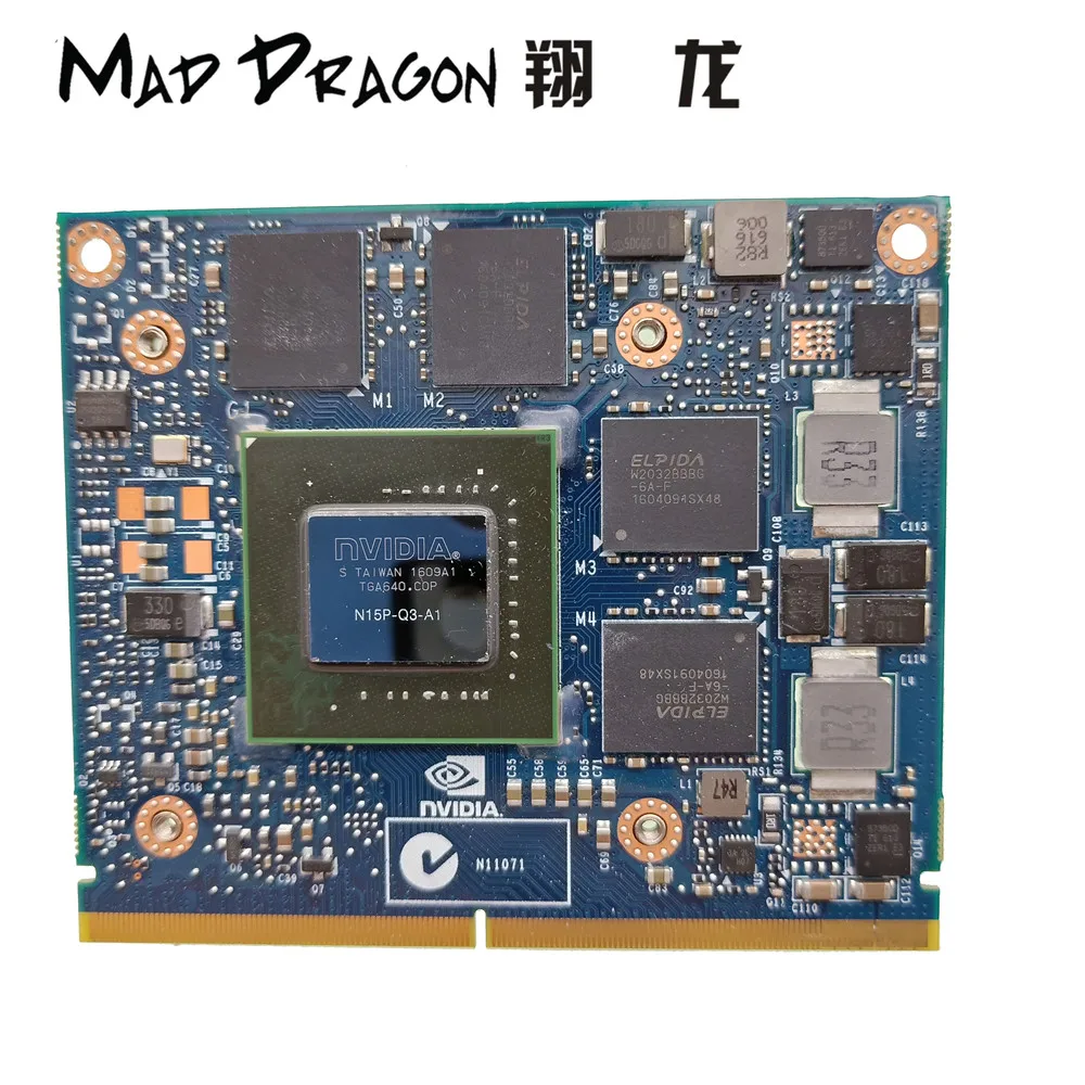 Новая Оригинальная видеокарта для Dell M6800 HP ZBOOK 17 G1 G2 N15P Q3 A1 GPU NVIDIA QUADRO K2100M 2 ГБ GDDR5 MXM III