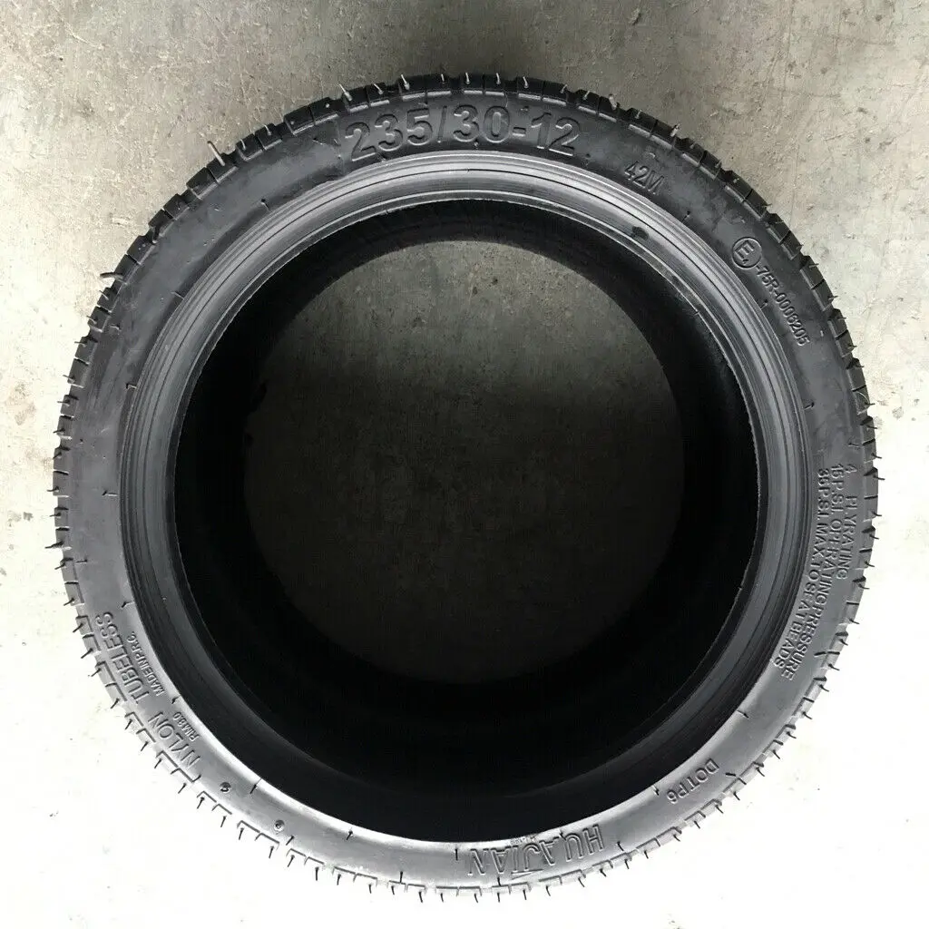 235/3012 R12 Tubeless Tire Tyre Flat Running rubber Performanc For ATV