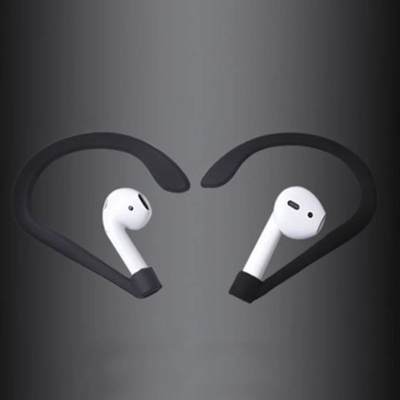 

1 pair Flexible Wireless Earphone Earhook Holder for AirPods Strap Silicone Sports Anti-lost Ear Hook Silicone Earbuds Hooks