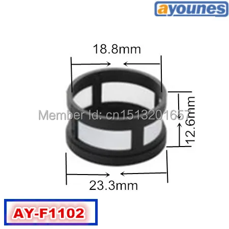 100 штук запчасти автозапчасти топливный инжектор фильтр для Nissan JS50-1 5907(14*15,7*18 мм, AY-F1120