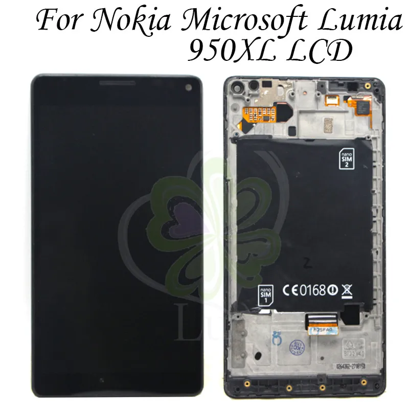 Черный ЖК-дисплей 5 7 дюйма для Microsoft Nokia Lumia 950Xl сенсорный экран с дигитайзером в