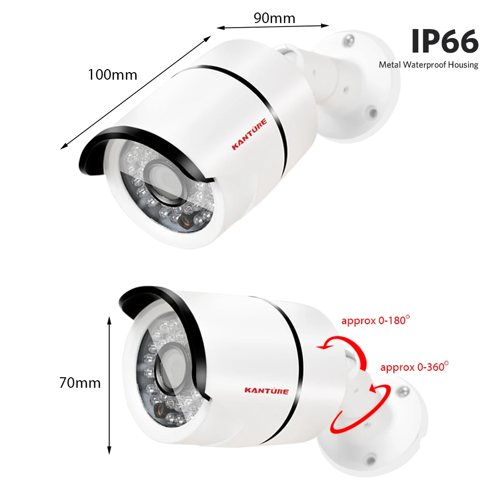 H.265 16CH 4K 5MP POE система NVR 16 шт безопасности в/наружной водонепроницаемой ip камеры с