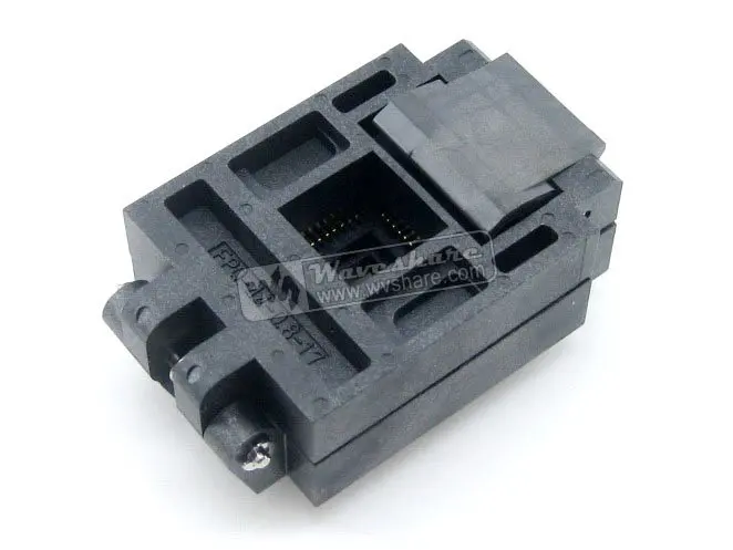 QFP44 TQFP44 FQFP44 PQFP44 FPQ-44-0.8-17 Enplas IC тестовый разъем программирующий адаптер 0,8 мм шаг