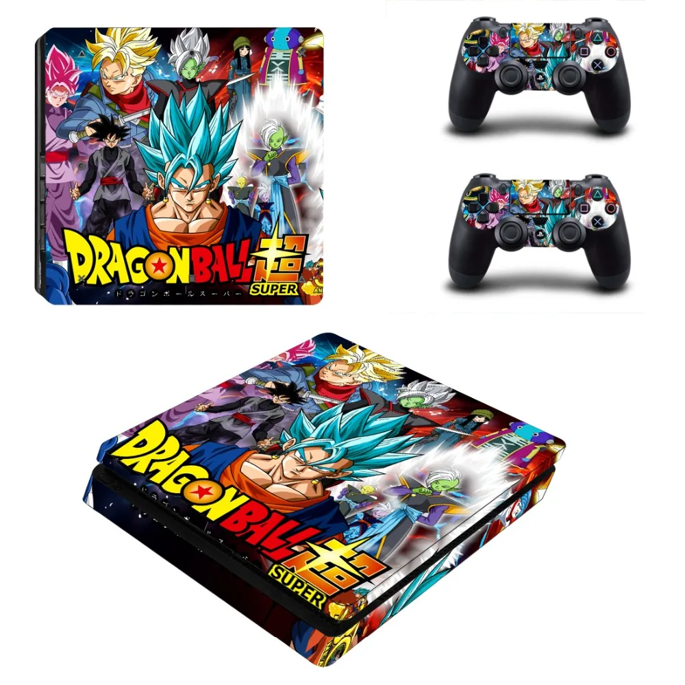 Dragon Ball Супер Broly PS4 тонкий кожи Стикеры для Игровые приставки 4 консоль и контроллер для Dualshock 4 PS4 тонкий Стикеры наклейка