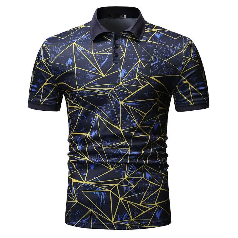 

Summer Tops Polo Shirt for Men Short sleeve Men Polo Collar Social Shirt Men's Clothing Tees Fashion Hip hop New