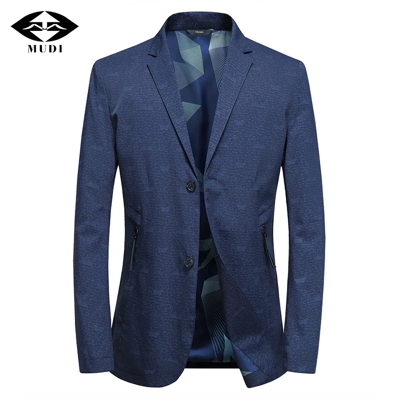 Aliexpress.com : Buy 2018 Men New Blazer Printed Casual Slim Suit Men ...