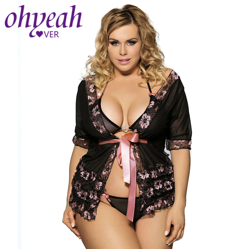 Ohyeahlover Picardias Sexi Mujer 5XL женское сатиновое платье, сексуальное эротическое порно, RM80047, сексуальное эротическое белье размера плюс