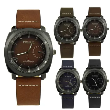 

Trend Personality Watch Leather Strap Quartz Casual Couple Women's Watches With Leather Strap Sport Simple Fashion New Watch