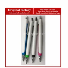 Белая рекламная пластиковая Высококачественная ручка логотипы горячей ручки