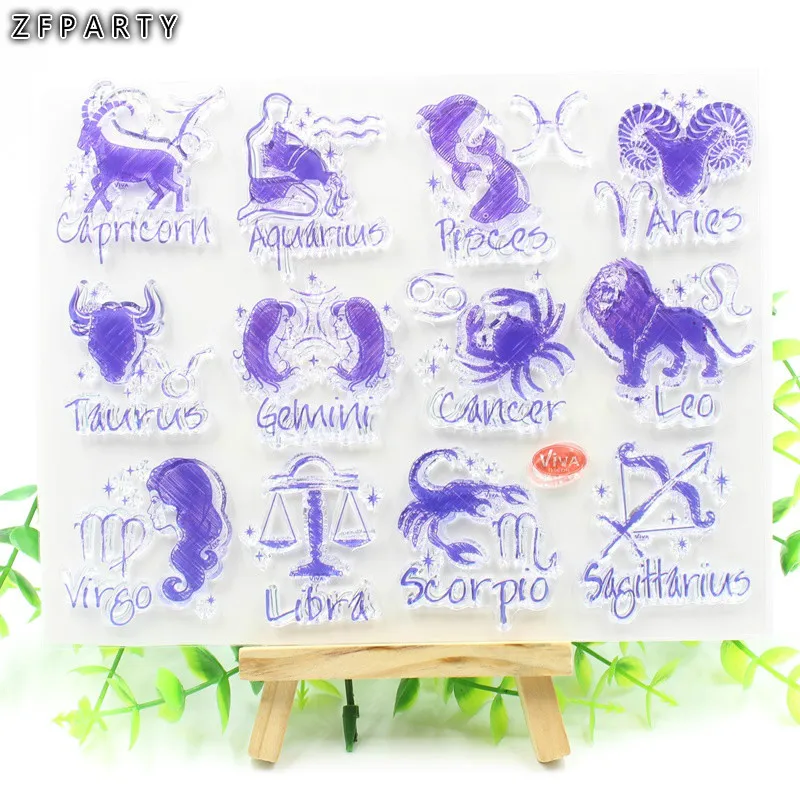 

ZFPARTY Happy Birthday Transparent Clear Silicone Stamp/Seal for DIY scrapbooking/photo album Decorative Card Making