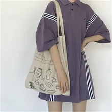 Новая модная многоразовая женская сумка-шоппер, складная сумка для пляжа, Повседневная сумка через плечо