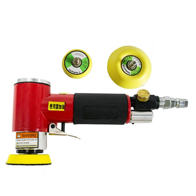 

1pc 90 Degree Angle 2" 3" Air Sander Grinder Pneumatic Sander Orbital Eccentric Dual Action Polisher For Auto Body Work