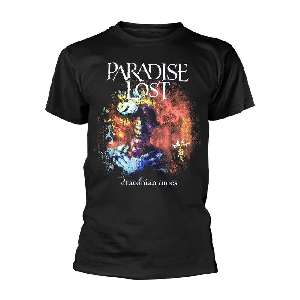 Мужская футболка с металлическим принтом Paradise Lost Draconian Times Gothic Doom хлопковая
