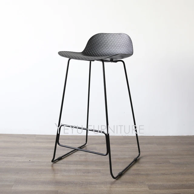 Modern Design Plastic And Metal Bar Stool Fashion Loft Modern Design Plastic And Metal Bar Stool Fashion Loft Furniture Comfortable Chair Kitchen