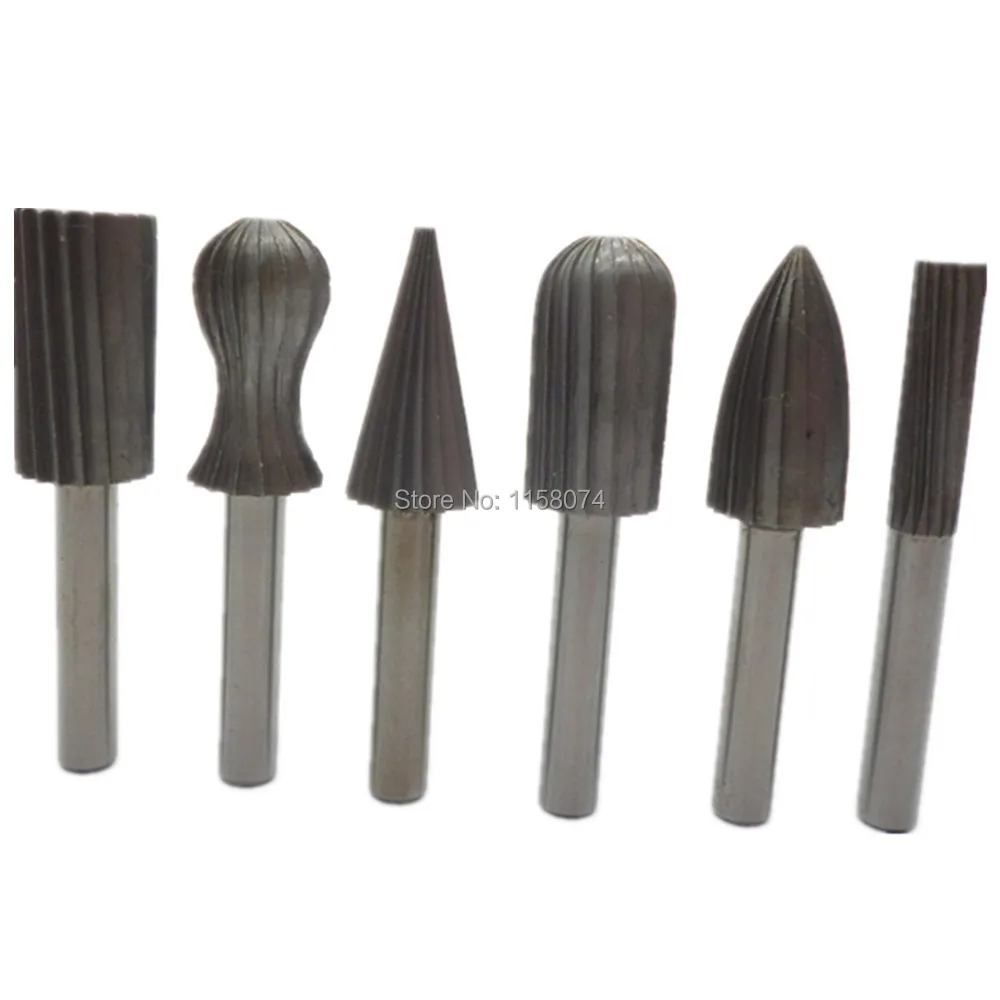 Rotary Files Burr Fits Rotary Tools for Soft Metal Plastic Woodworking, Grinding, Carving, Polishing