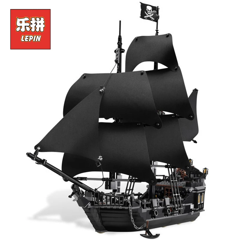 

804pcs LEPIN 16006 Pirates of the Caribbean The Black Pearl model Building Blocks Set Compatible LegoINGlys 4184 children Gift