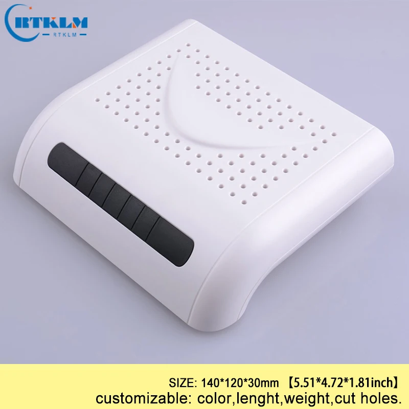 

DIY plastic enclosure abs desktop network enclosure junction box circuit board plastic enclosure PCB diy design BOX 140*120*30mm