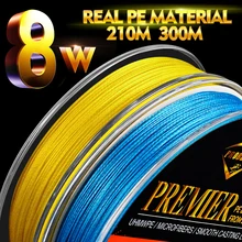 Proberos Fishline 8 örgü olta 137M ve 210M ve 300M ve 500M 8 örgülü hattı mevcut 40-150LB PE hattı yeşil/gri/mavi/sarı/kırmızı