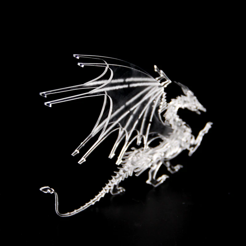 Сделай Сам акриловые 3D Fly дракон в собранном виде модели головоломки для взрослых