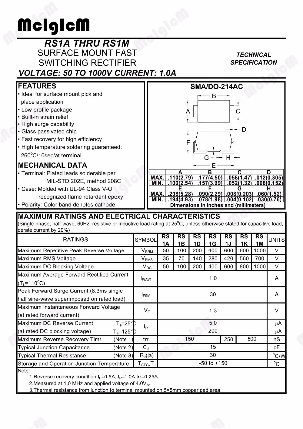 Rs1m Diode Datasheet Discount Deals brunofuga.adv.br