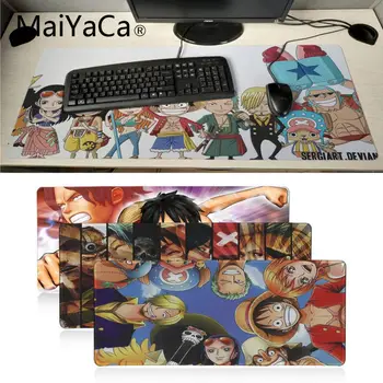 

Maiyaca one piece cartoon Anime Unique Desktop Pad Game Mousepad Large Lockedge alfombrilla gaming Mouse pad gamer Computer mat
