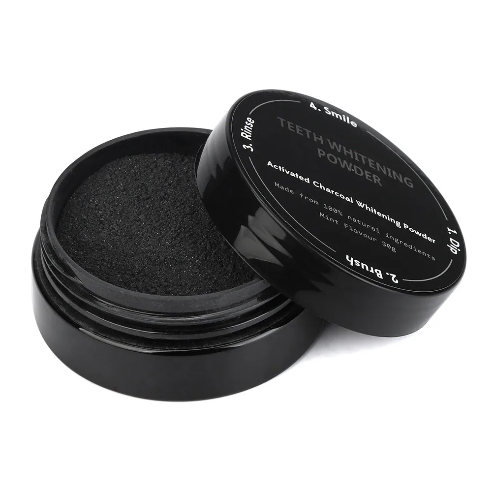 

60g Teeth Whitening Powder Natural Organic Activated Charcoal Bamboo Toothpaste Cleaning Packing Premium For Dropshipping