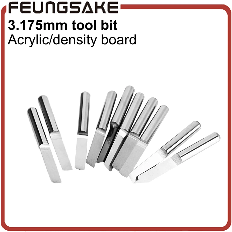 cnc Acrylic cutting milling bit 10pcs/Set Twist Drill Bit,Drill Bit 3