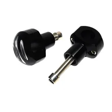 Мотоцикл черный " Руль управления для мотоциклов стояк зажимы алюминий Harley Honda Yamaha Kawasaki Suzuki