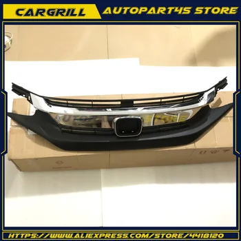

Front Bumper Upper Radiator Grille Mesh Trim for Honda Civic 10th 2016 2017