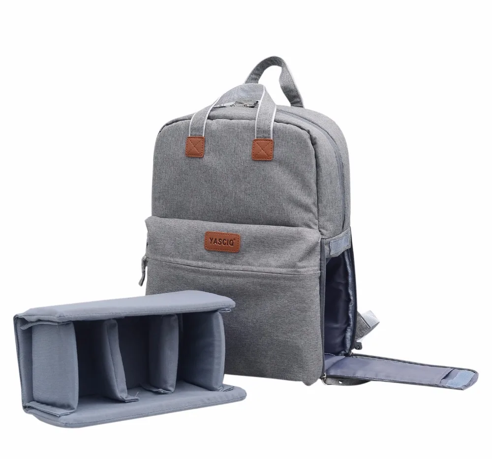 Multi functional Waterproof Padded Divider Insert DSLR Camera backpack