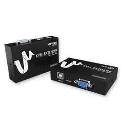 MT-Lamoda KVM расширение клавиатура видео Мышь Ретранслятор адаптер VGA USB Extender через UTP CAT RJ45 сетевой кабель MT-100UK-U