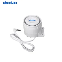 Белый 120DB мини проводной звуковой сигнал сирены для беспроводной система охранной сигнализации для дома сигнализация аксессуары для динамиков
