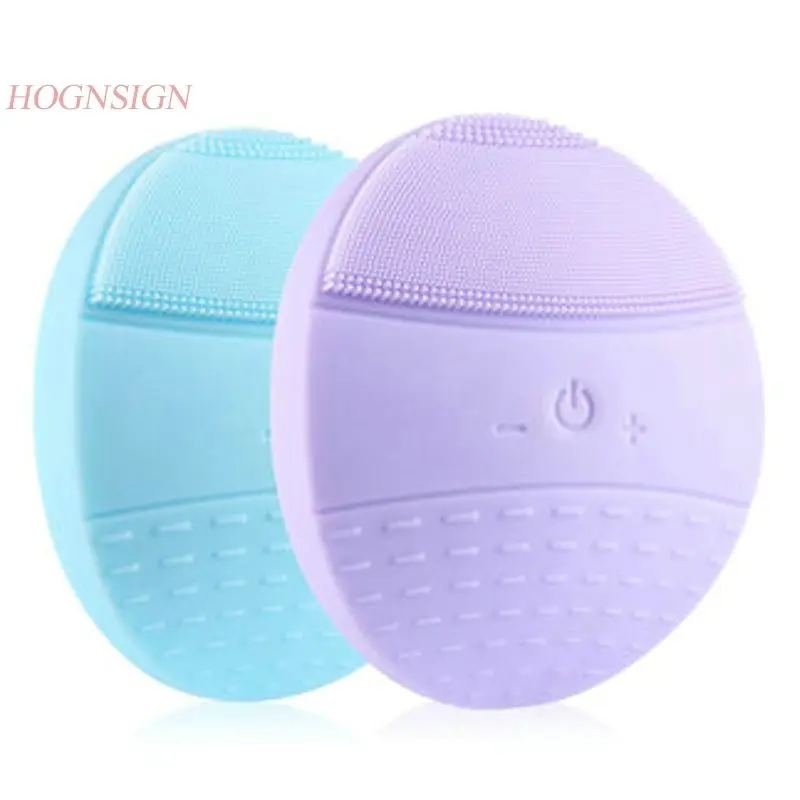 Cleansing Instrument Electric Silicone Pore Cleaner Brush Face Artifact Facial Massager Female Massage Maintenance Clean Girl