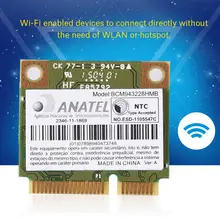 Мини Bluetooth wifi карта 2 в 1 Bluetooth 2,4/5G Двухдиапазонная wifi карта для Intel 945/965/PM45/GM45/HM61/65