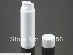 120 мл весь белый пластик безвоздушного бутылка лосьона безвоздушным насосом, используемого для косметической упаковки