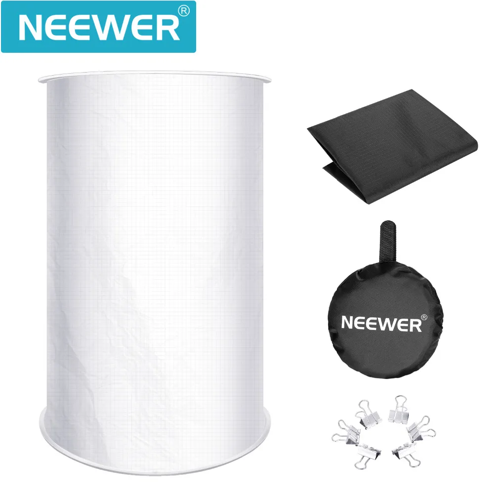 

Neewer 18.5 inches /47 centimeters Foldable Cylinder Space Light Softbox for Bowens Mount LED Lights with Side Reflector