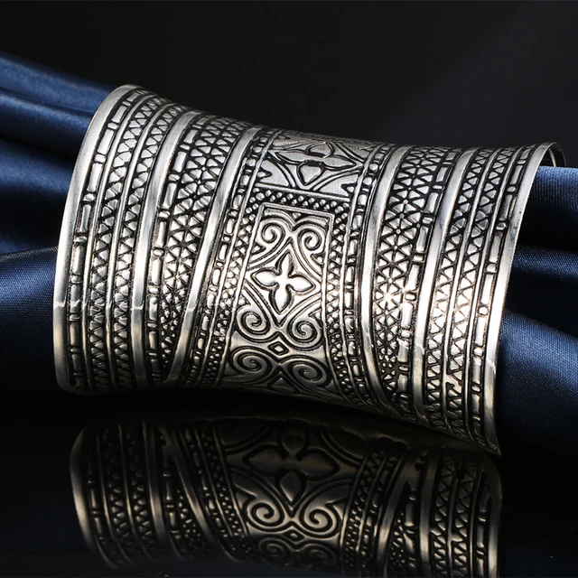 Indien Traditionnel Plaqué Argent Oxydé Bracelet Bracelets Néc Fille &  Femme | eBay
