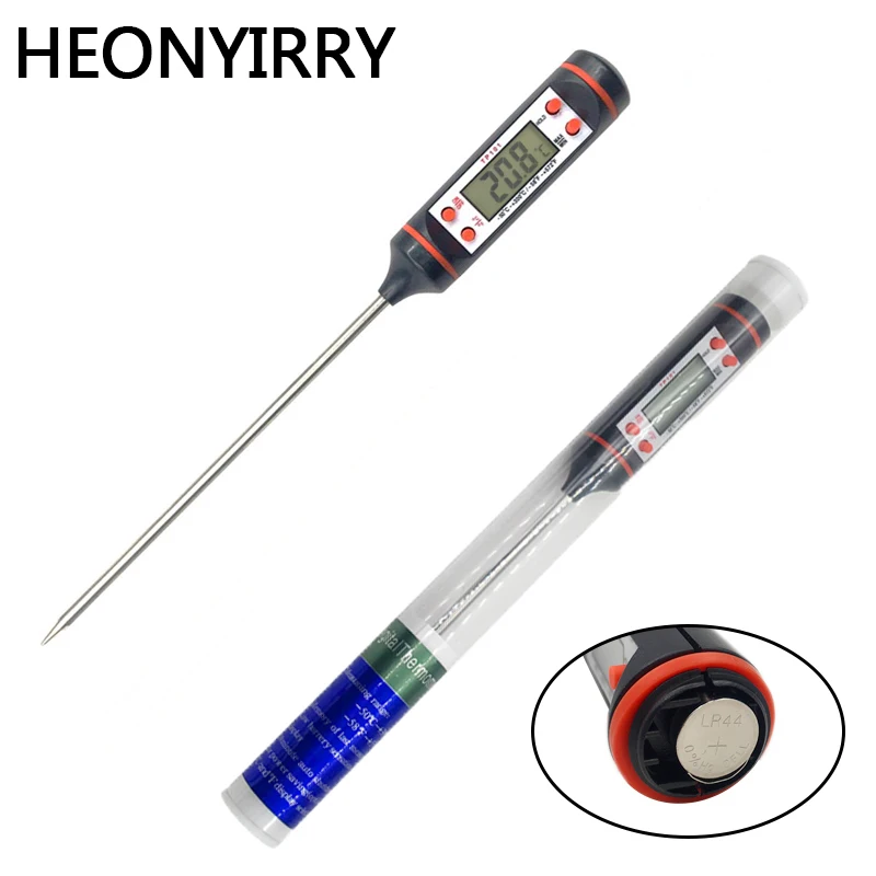 

Kitchen Digital Food Thermometer Meat Cake Candy Fry Food BBQ Dinning Temperature Household Cooking Thermometer