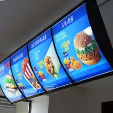 400 мм x 600 мм Размеры) вывеска с подсветкой меню, с подсветкой кривой фото Рамки подсветкой Поле Знак, освещенные магазин знаки