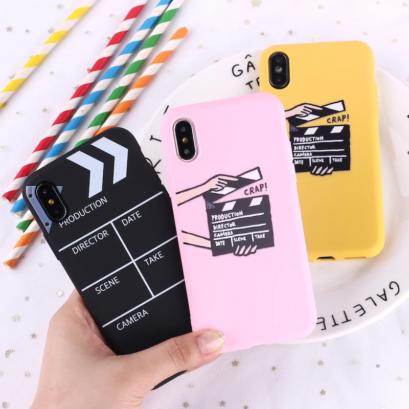 

Cool Movie Pallets Crap Funny Spoof Matte Soft Candy Phone Case Cover Coque Funda For iPhone 11 5 7plus 7 6 6S 8 8plus X XS Max