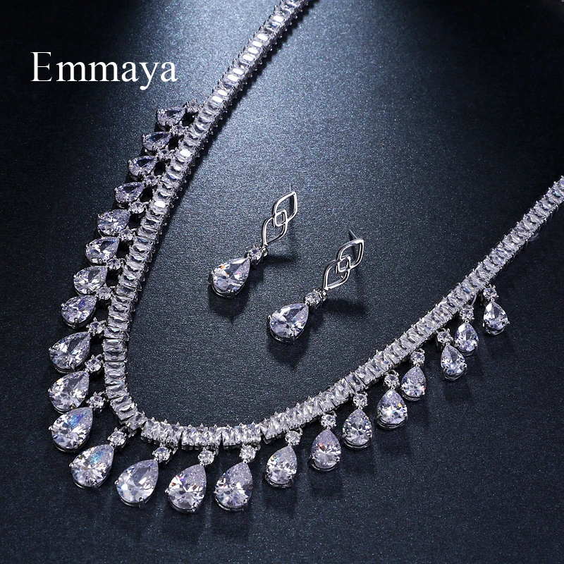 Emmaya Модный Ювелирный дизайн романтическое Белое Золото Цвет капли ...