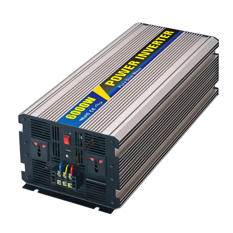 

MAYLAR@ Real power 3000W Car Power Inverter Converter DC 48V to AC 110V or 220V Pure Sine Wave Peak 6000W Power Solar inverters