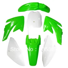 Мотоцикл Байк Корпуса Пластик Fender Для 70 CRF70 CRF 4 + 3 Gre + Белый AZ265