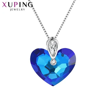 

Xuping Fashion Pendant Necklaces Heart Shaped Crystals from Swarovski Charms Styles Pendant for Women Gift M67-40164